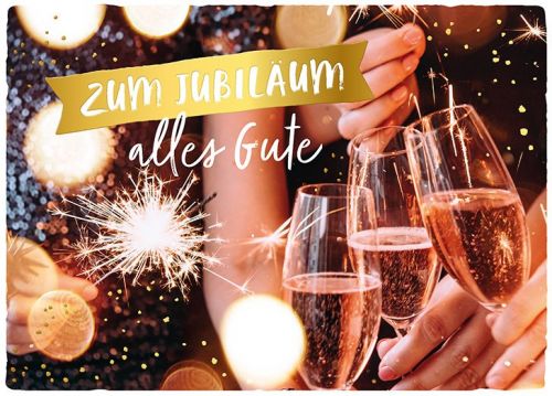 Zum Jubiläum Alles Gute – Emocards