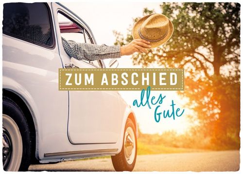 Zum Abschied Alles Gute
